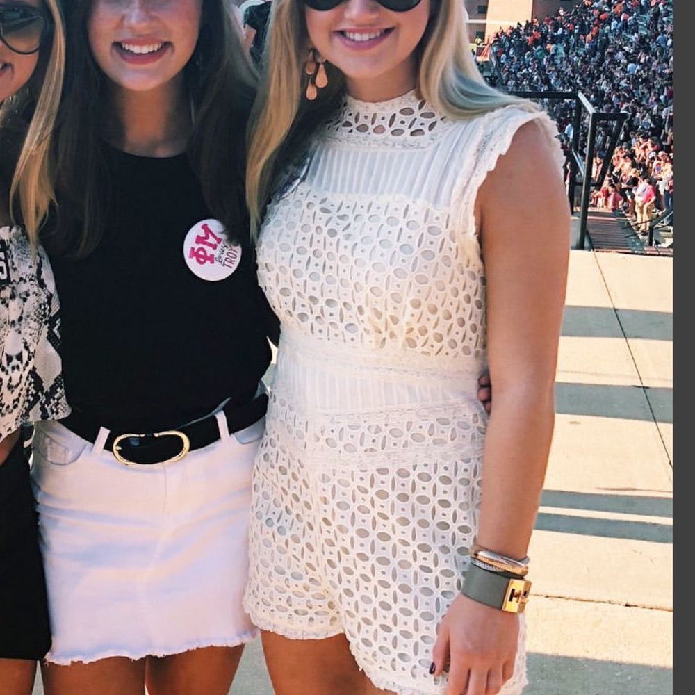 White Free People romper